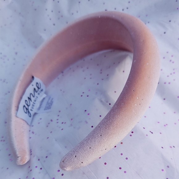 Genie By Eugenie Kim Blush Gemma Padded High Headband, New - Picture 3 of 5